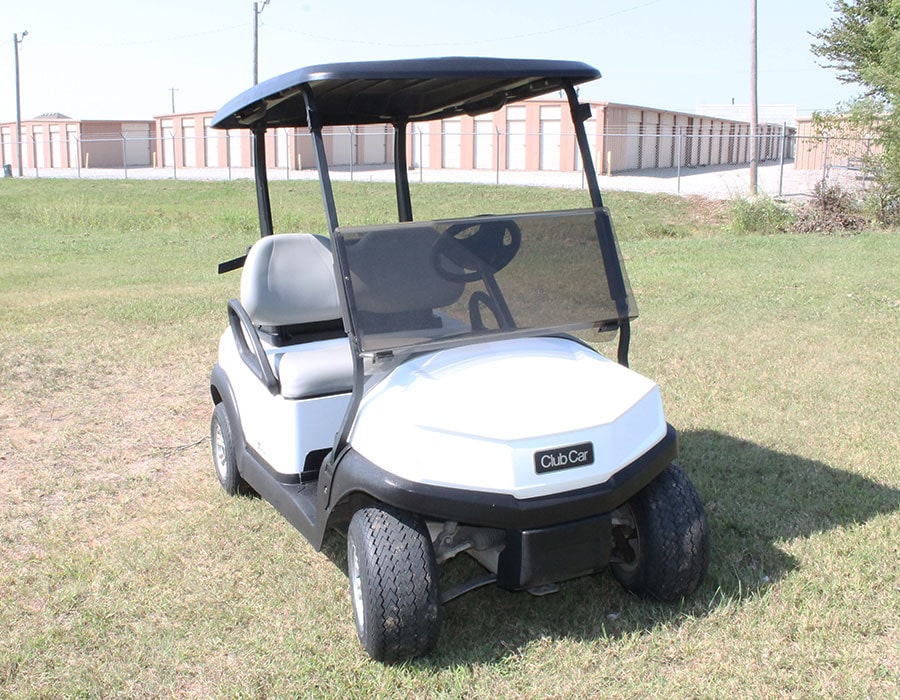 White Club Car golf cart for sale at Glenpool Camper Sales & Storage