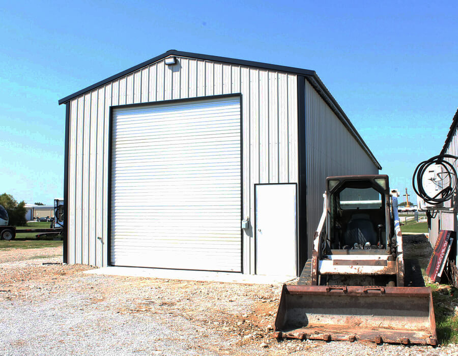RV and camper storage facility with outdoor service bay in Glenpool, Oklahoma near Tulsa