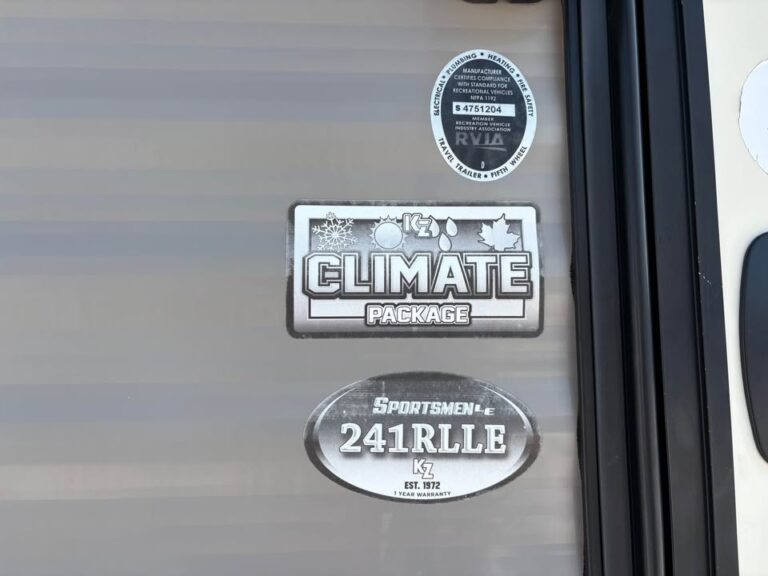 well-maintained Used 2017 KZ RV Sportman 241RLLE priced to sell - gallery image 8 offered by Glenpool Camper Sales Tulsa Oklahoma