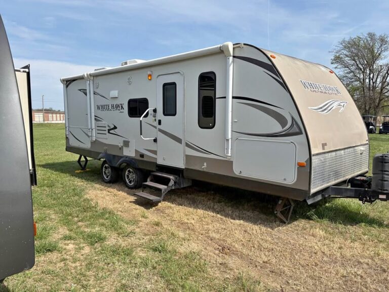 Used 2012 Jayco White Hawk 26 DSRB  for sale - affordable RV at Glenpool Camper Sales Oklahoma dealership